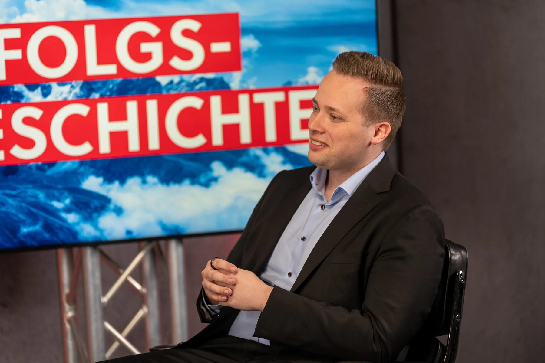 Maximilian Göhler im Interview bei „Erfolgsgeschichten“ in Köln