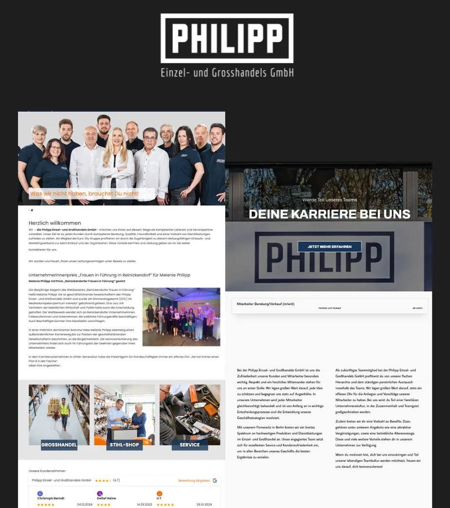 Website Philipp GmbH