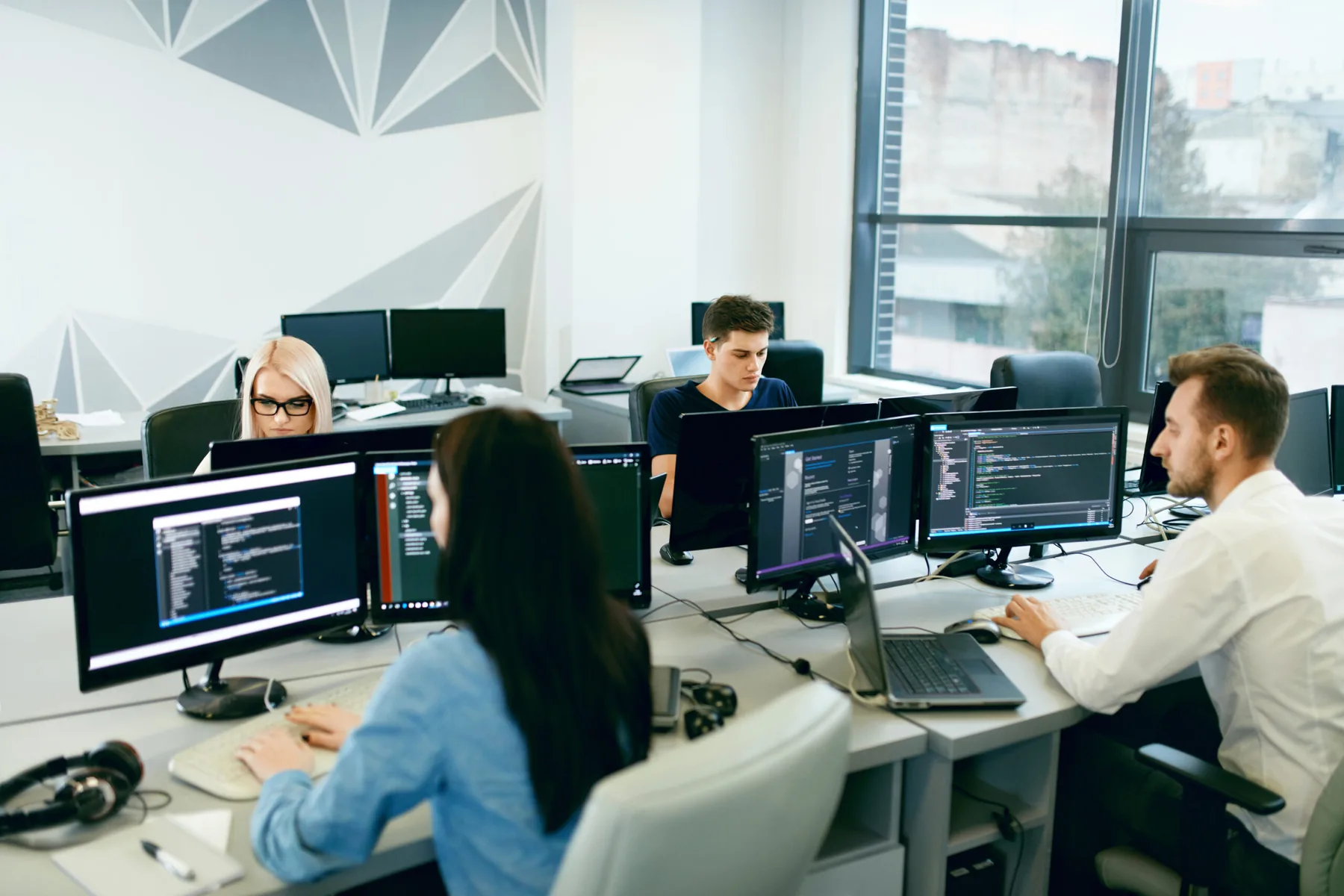 IT-Fachkräfte im Büro
